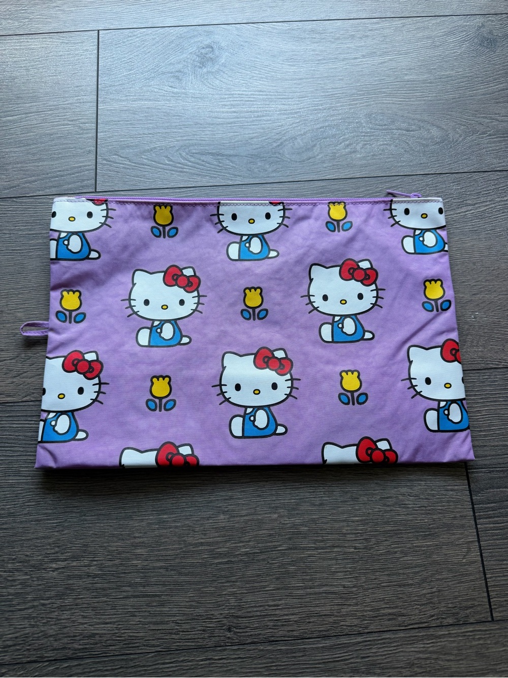 baggu large go pouch - hello kitty